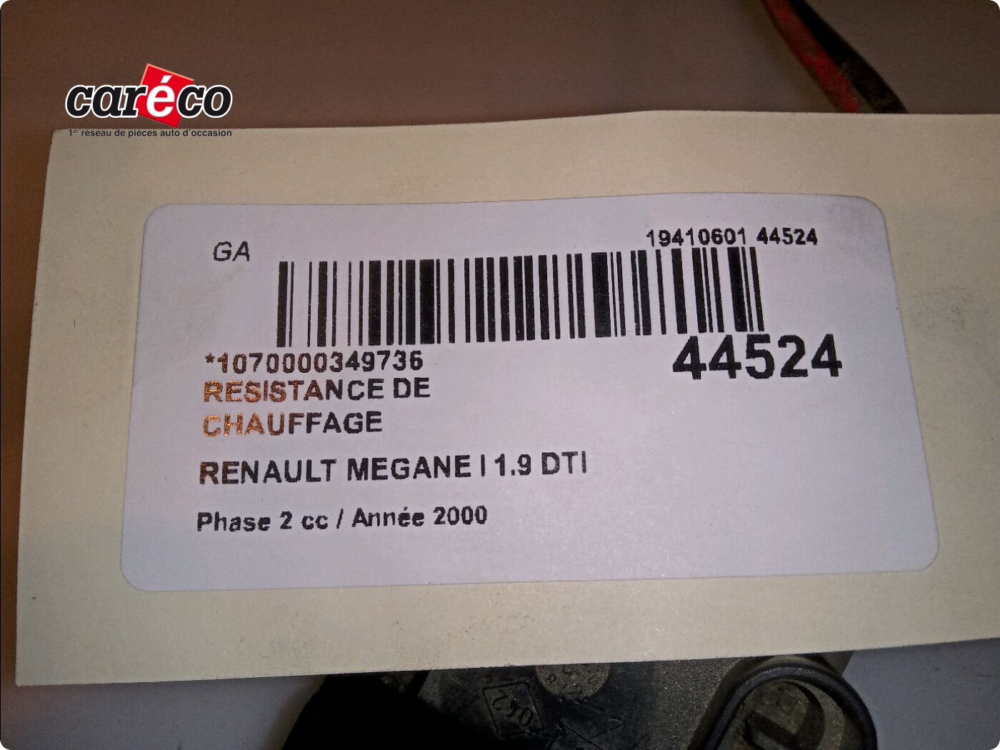 Resistance chauffage RENAULT MEGANE 2 PHASE 2 occasion